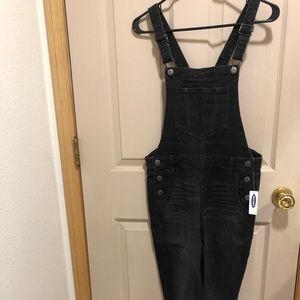 Straight Black overalls - NWT ✨